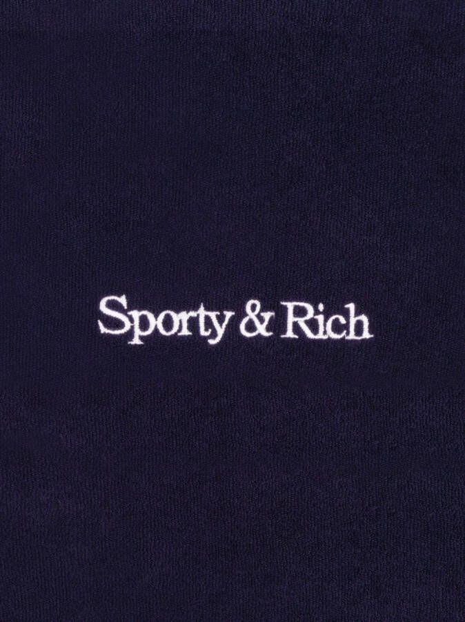 Sporty & Rich Trainingsbroek met geborduurd logo Blauw
