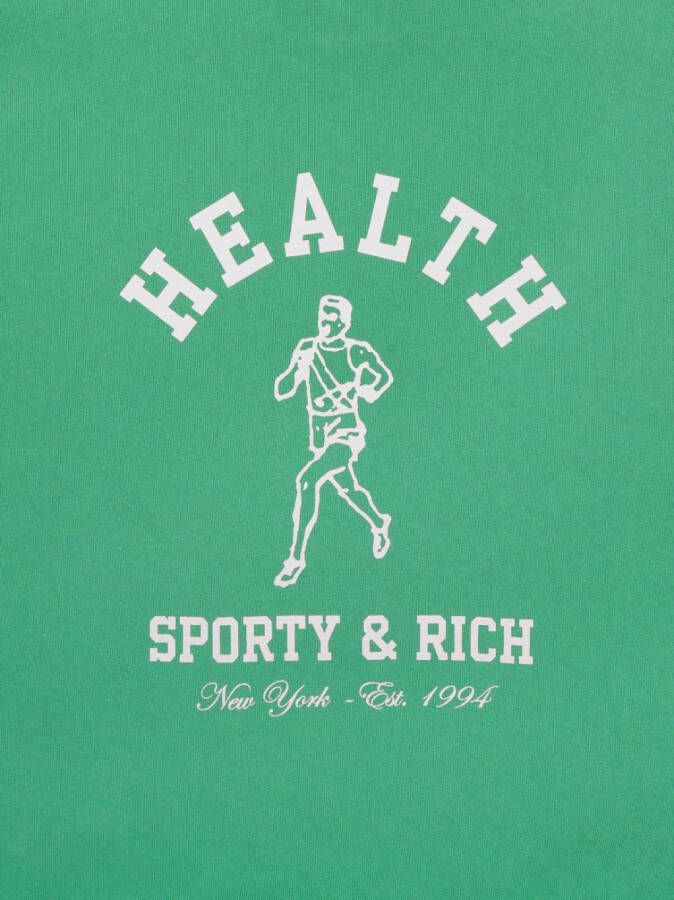 Sporty & Rich Sweater met print Groen