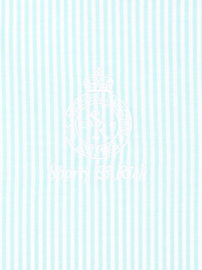 Sporty & Rich Oxford shirt met geborduurd logo Blauw