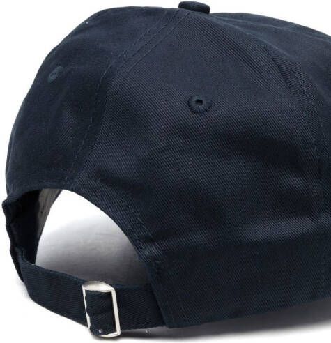 Sporty & Rich Pet met geborduurd logo Blauw