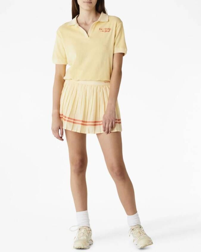 Sporty & Rich New Serif plooirok Geel