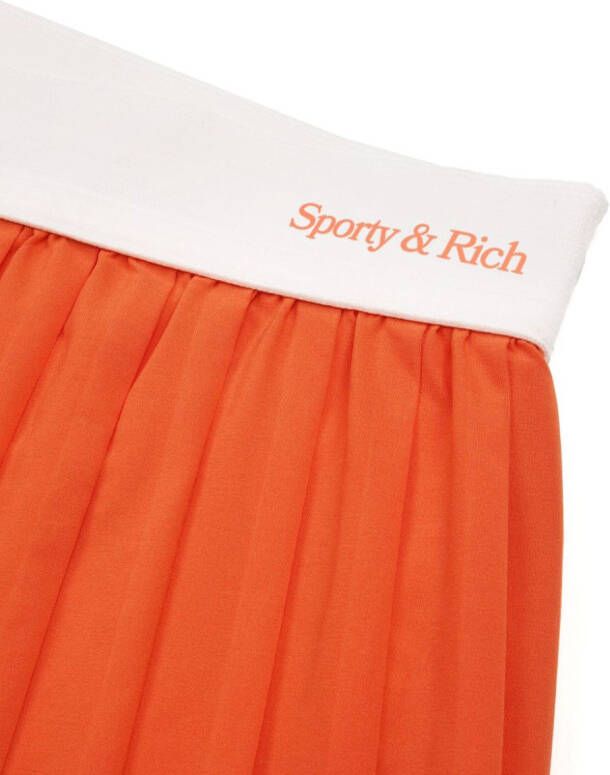 Sporty & Rich Plooirok Oranje