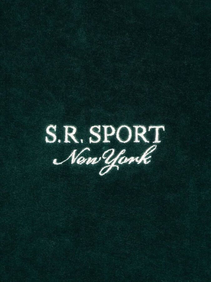 Sporty & Rich Poloshirt met geborduurd logo Groen