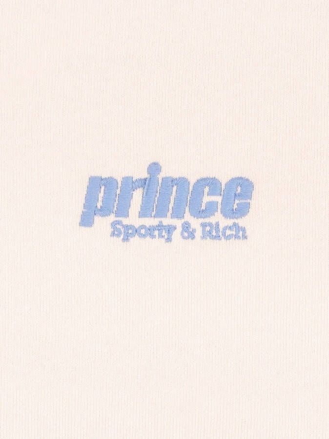 Sporty & Rich Top met geborduurd logo Beige