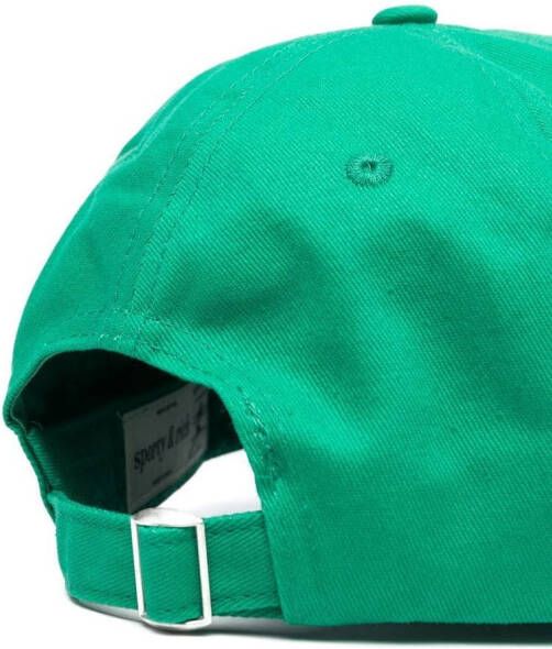 Sporty & Rich Pet met borduurwerk Groen