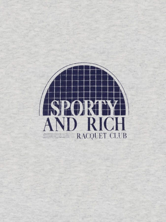 Sporty & Rich Sweater met logoprint Grijs