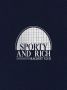 Sporty & Rich T-shirt met logoprint Blauw - Thumbnail 3
