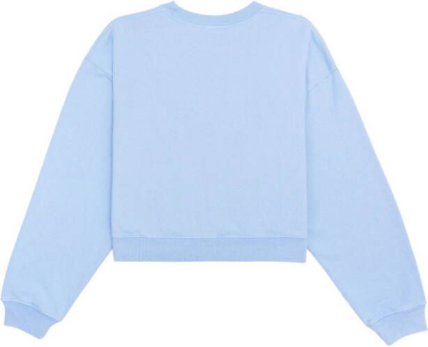 Sporty & Rich Sweater met logoprint Blauw