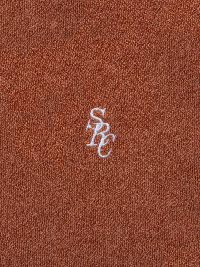 Sporty & Rich SHorts met geborduurd logo Oranje