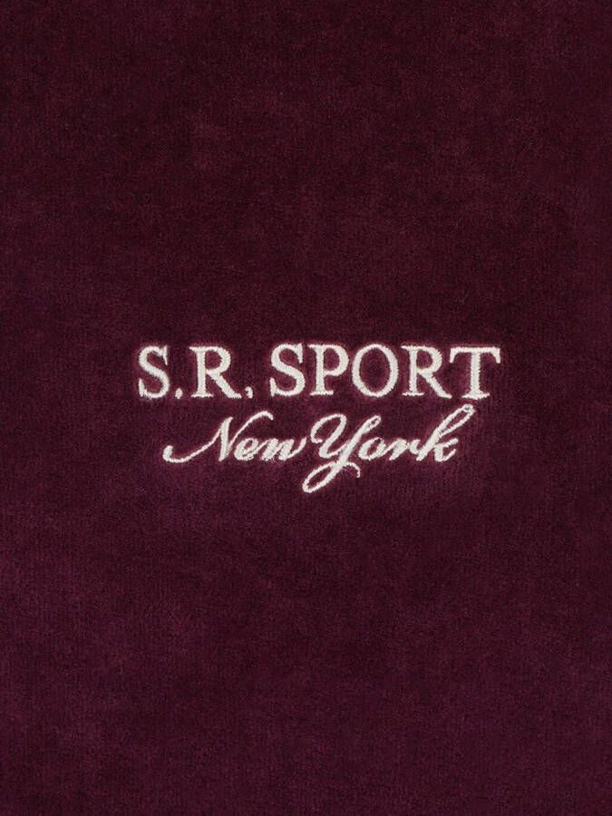 Sporty & Rich Shorts met geborduurd logo Rood