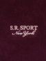 Sporty & Rich Shorts met geborduurd logo Rood - Thumbnail 3