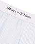 Sporty & Rich Shorts met logo tailleband Blauw - Thumbnail 3