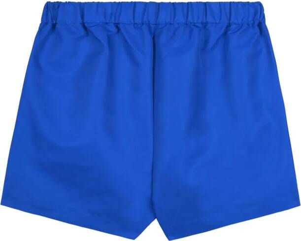 Sporty & Rich Shorts met logoprint Blauw