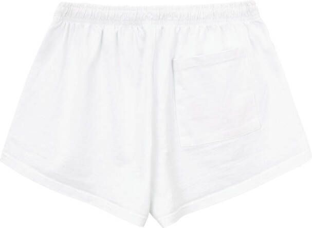 Sporty & Rich Shorts met logoprint Wit