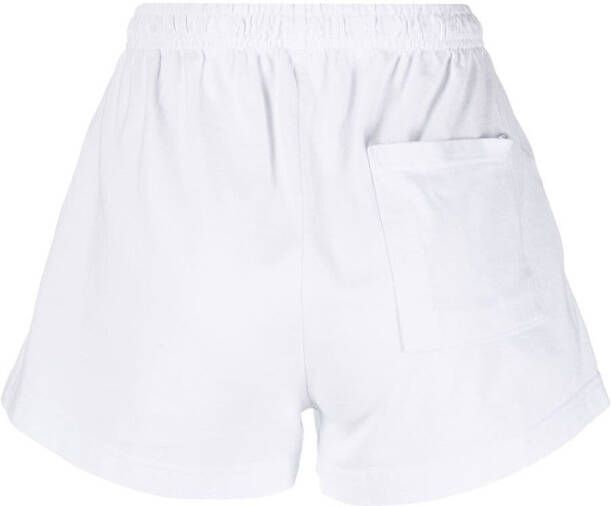 Sporty & Rich Shorts met logoprint Wit