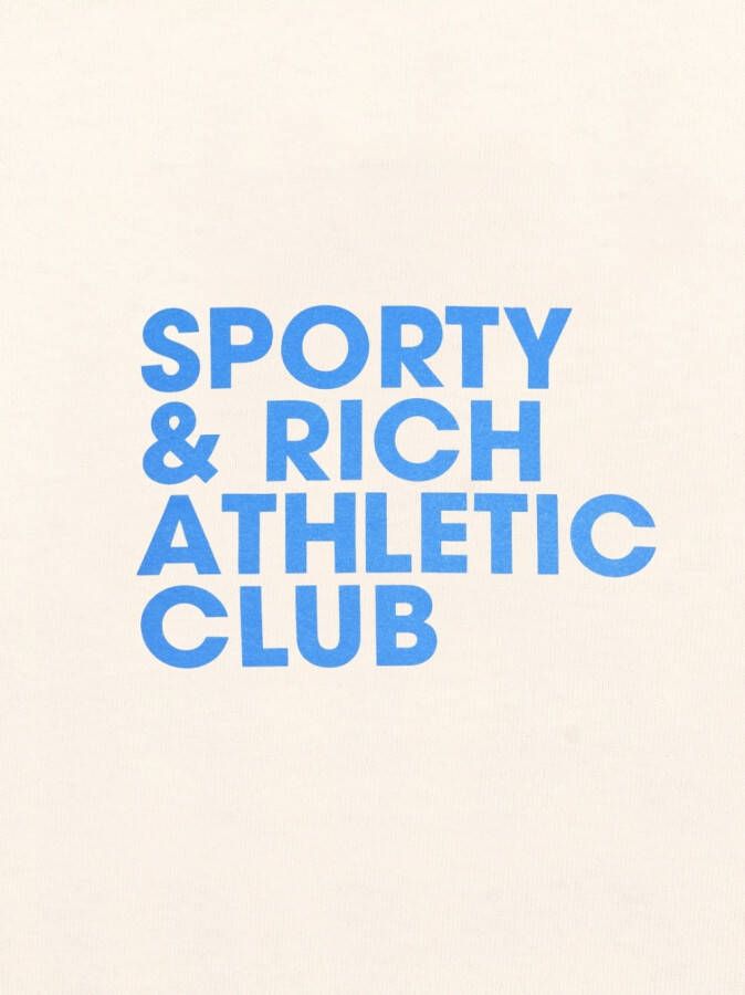Sporty & Rich Trainingsbroek met tekst CREAM