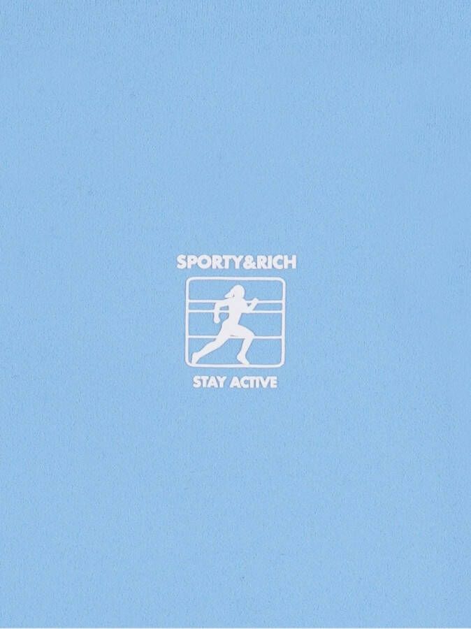 Sporty & Rich Sport-bh met logoprint Blauw