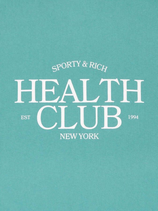 Sporty & Rich SR Health geribbelde sweater Groen