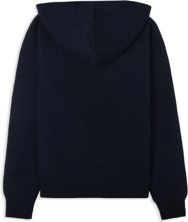 Sporty & Rich Kasjmier hoodie Blauw