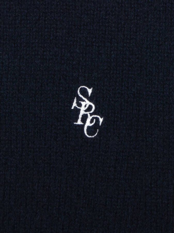 Sporty & Rich Kasjmier hoodie Blauw