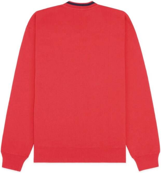 Sporty & Rich Sweater met geborduurd logo Rood