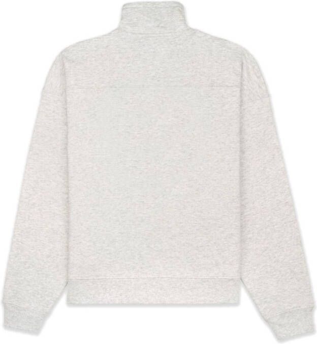 Sporty & Rich Lion Crest sweater met halve rits Grijs
