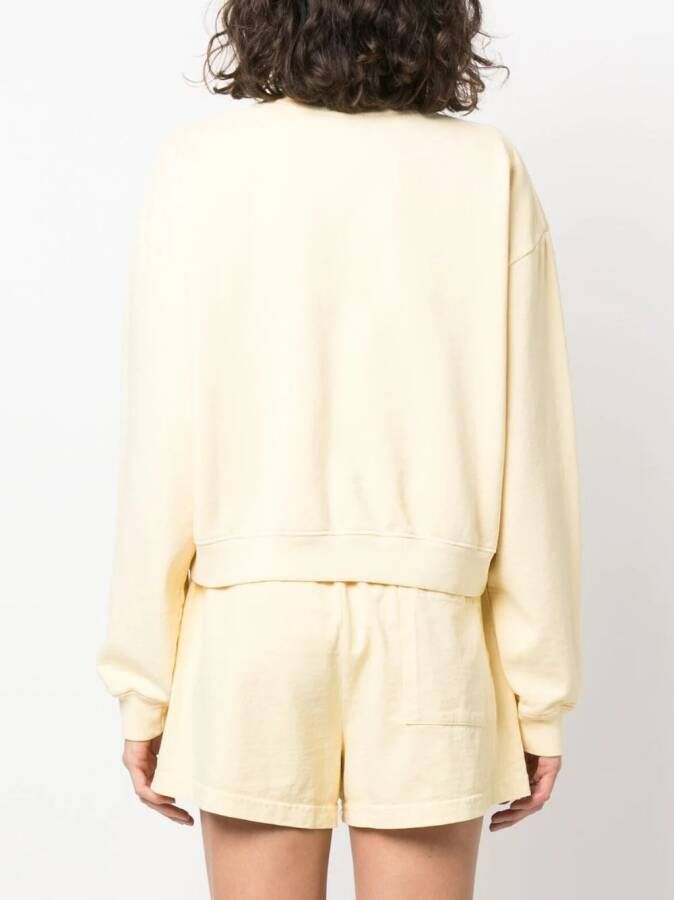 Sporty & Rich Sweater met logoprint Beige