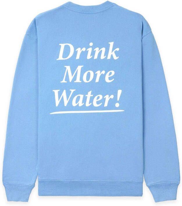 Sporty & Rich Sweater met logoprint Blauw