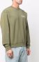 Sporty & Rich Scrips katoenen sweater met logoprint Groen - Thumbnail 4