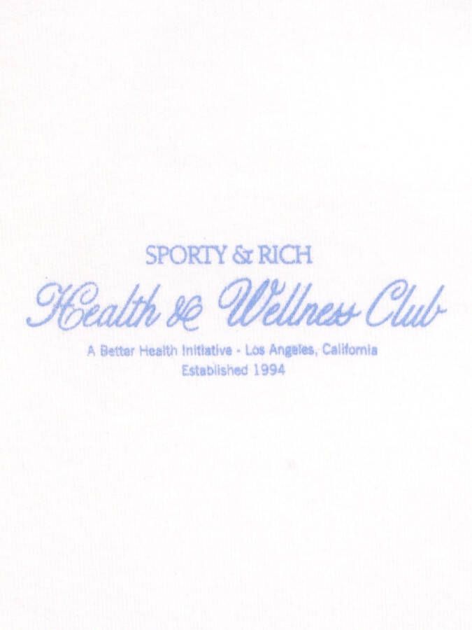 Sporty & Rich Sweater met logoprint Wit