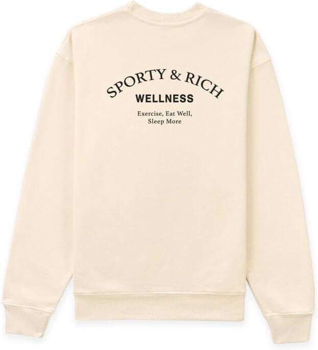 Sporty & Rich Sweater met print Beige