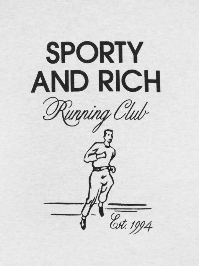 Sporty & Rich Sweater met print Grijs