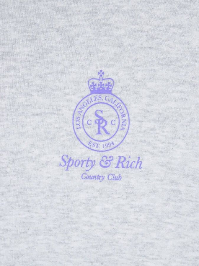 Sporty & Rich Sweater met print Grijs