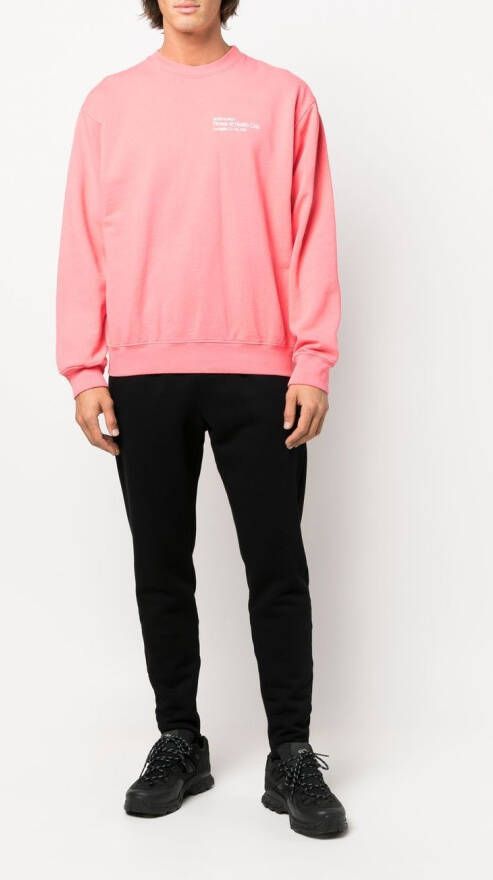 Sporty & Rich Sweater met ronde hals Roze