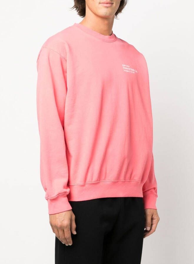 Sporty & Rich Sweater met ronde hals Roze