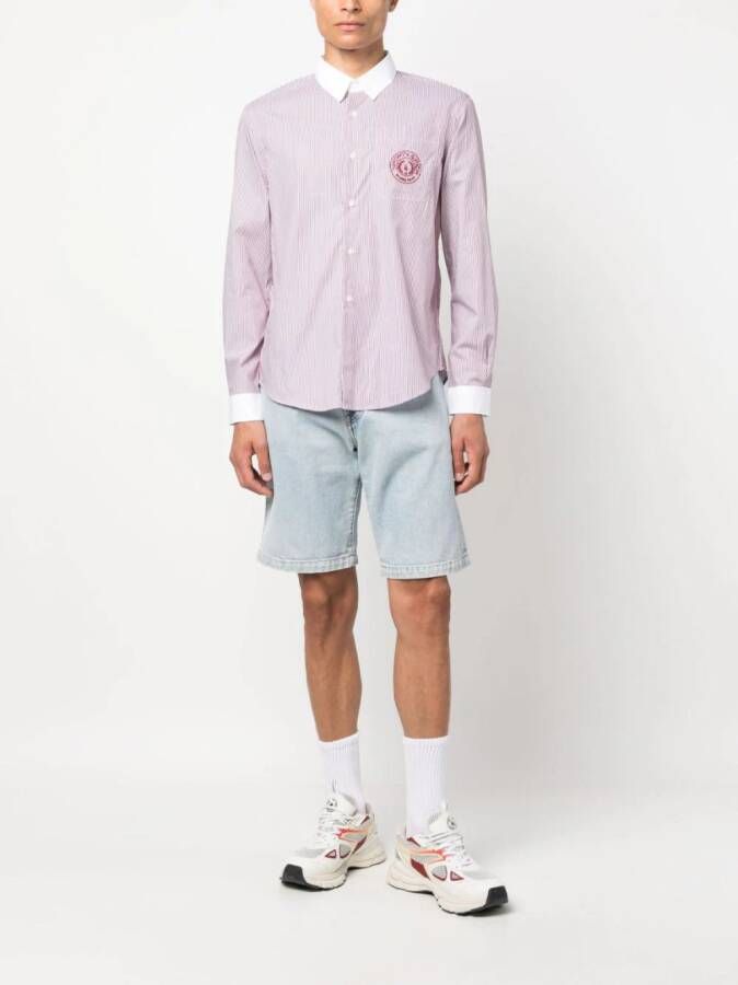 Sporty & Rich Shirt met geborduurd logo Rood
