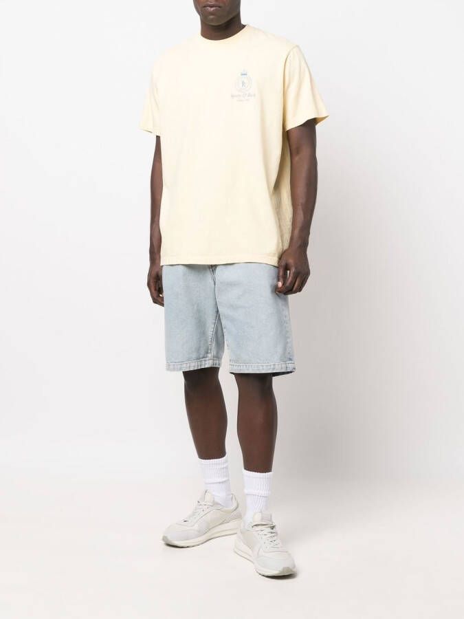 Sporty & Rich T-shirt met logo Geel