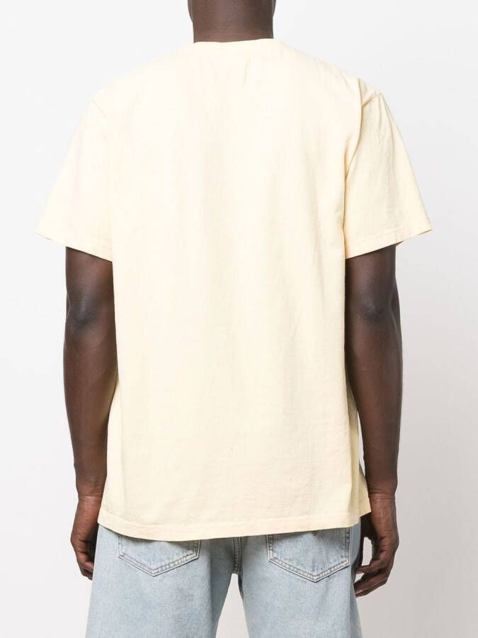 Sporty & Rich T-shirt met logo Geel