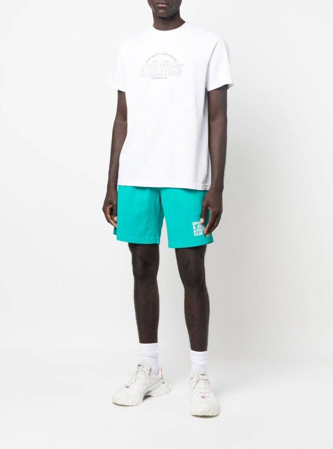 Sporty & Rich T-shirt met logoprint Wit