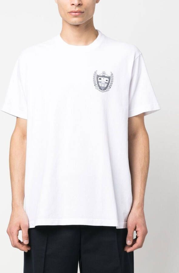 Sporty & Rich T-shirt met print Wit