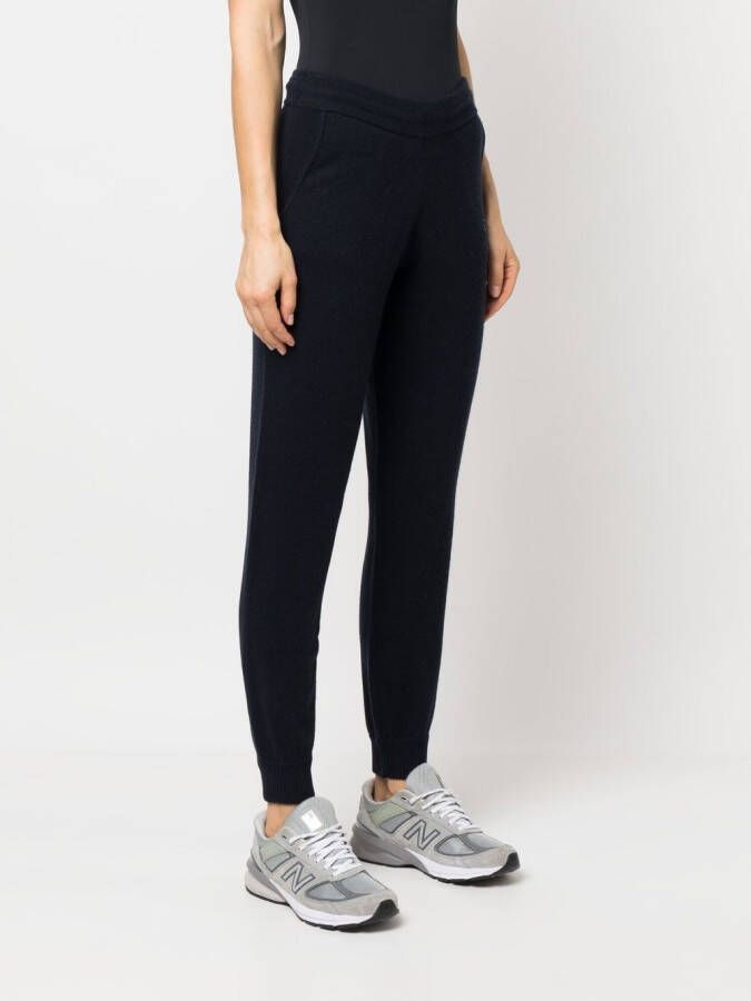 Sporty & Rich Trainingsbroek met geborduurd logo Blauw
