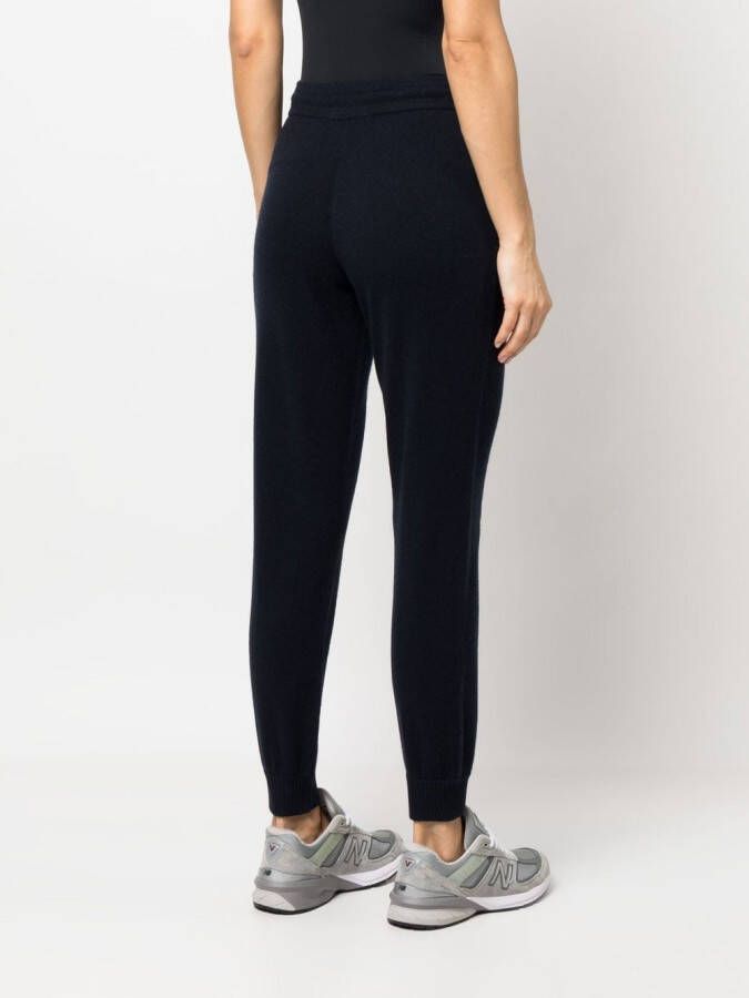 Sporty & Rich Trainingsbroek met geborduurd logo Blauw