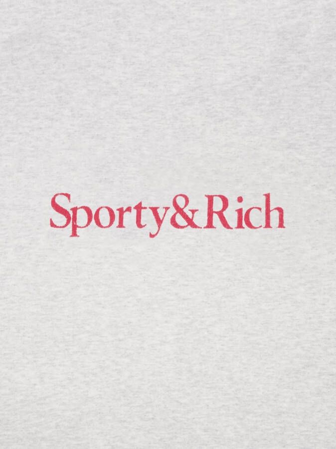 Sporty & Rich Trainingsbroek met logoprint Grijs