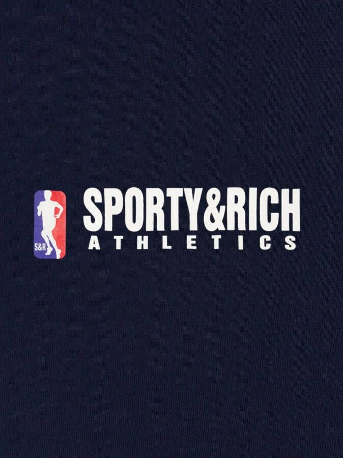 Sporty & Rich Trainingsbroek met logoprint Blauw