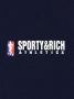 Sporty & Rich Trainingsbroek met logoprint Blauw - Thumbnail 3