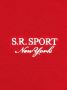 Sporty & Rich Trainingsbroek met zijstreep Rood - Thumbnail 3