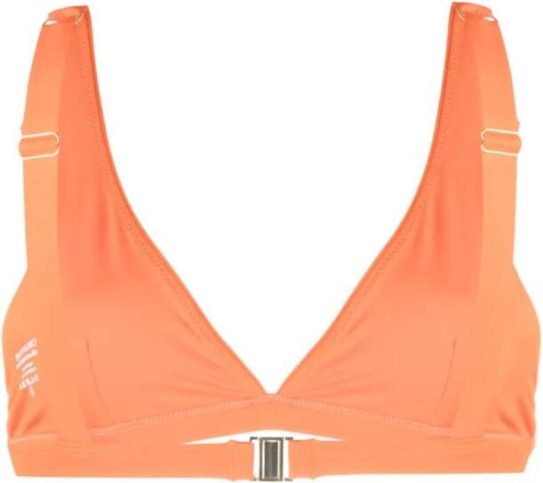 Sporty & Rich Triangel bikinitop Oranje