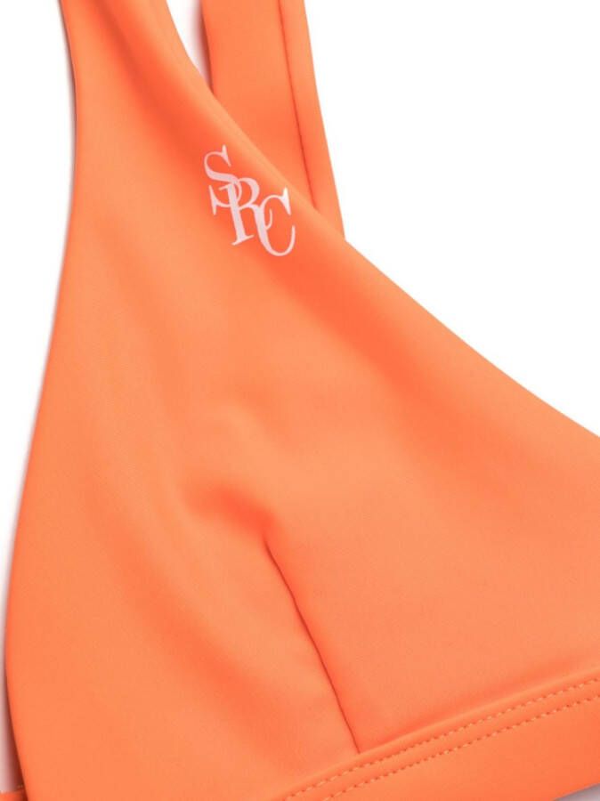 Sporty & Rich Triangel bikinitop Oranje