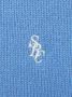 Sporty & Rich Trui met geborduurd logo Blauw - Thumbnail 4