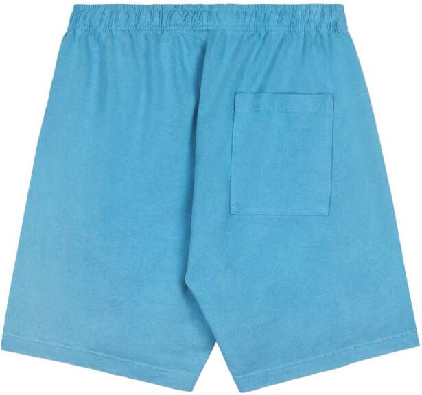 Sporty & Rich Shorts met logoprint Blauw